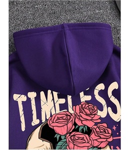 Nouvelle collection, sweat à capuche pour homme en coton 100%, manches longues, col rond, imprimé, personnalisable, grande taille, Bangladesh - Product Image 3