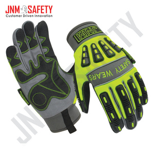 ถุงมือช่าง ทนแรงกระแทก ป้องกันไฟฟ้าสถิต ทนความร้อน ยี่ห้อ Amara  ขอบนีโอพรีน หนังสังเคราะห์ ระบายอากาศได้ดี - Product Image 4