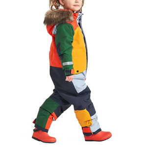 Traje de Esquí Unisex para Niños y Niñas, Chaqueta y Pantalones Acolchados de Algodón, Gruesos, Cálidos, Resistentes al Viento e Impermeables - Product Image 2