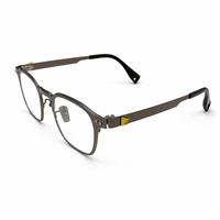 Monture de lunettes de vue photochromiques UV420, ronde, à monture complète, en plastique léger, tendance, prête à l'emploi, directement de l'usine