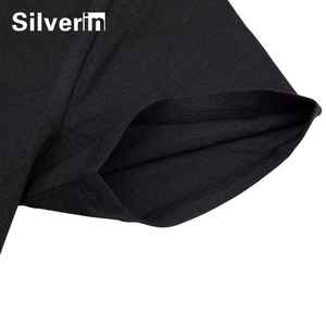 เสื้อยืดผ้าฝ้ายสำหรับผู้ชายใส่สบาย ผสมใยเงินบริสุทธิ์ - Product Image 3