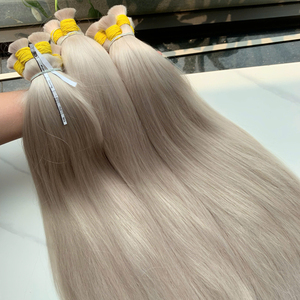 ผมต่อเวียดนามแท้ Rusa Hanoi แบบเส้นใหญ่  ถักด้วยเครื่องจักร  แบบ Double Weft  หนาพิเศษ 100 กรัม  ปลายผมเต็ม  ทุกสี  แบบพันรอบ - Product Image 2