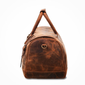 Sac de voyage et de week-end en cuir véritable pour la nuit, vente en gros, bagages et sacs de voyage - Product Image 2