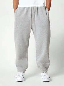 Loose Fit Sweatpants Men Women Baggy Trousers Wide Leg Streetwear Pants Custom Logo Oversized Sweat <b>Jogger</b> Track Pants Loose Fit - Product Image 2