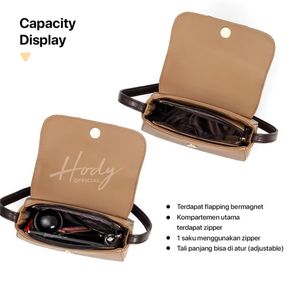 Sac à bandoulière Mona de luxe authentique en cuir synthétique premium avec doublure en satin et détail de sangle tressée unique - Product Image 2