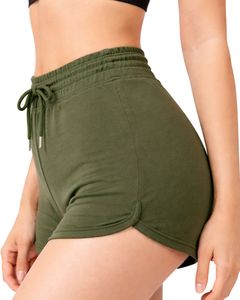 Shorts Deportivos Rosa Intenso para Mujer, Cintura Elástica con Cordón, Shorts Casuales para Correr, Suaves y Elásticos, Shorts de Verano para Descansar, Cómodos para Uso Diario - Product Image 5