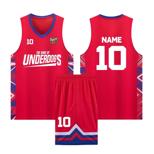 ชุดเสื้อบาสเก็ตบอลแบบซับลิเมชั่นสั่งทำพิเศษ The King of Underdogs คอวี แขนกุด แห้งเร็ว สำหรับผู้ใหญ่ ทุกเพศ ทุกฤดู - Product Image 1