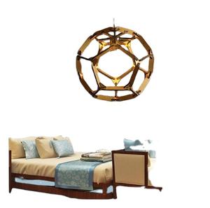 2023, venta al por mayor, iluminación colgante Retro de Metal, acabado dorado para decoración del hogar, casa de campo, cocina, vida creativa hecha a mano - Product Image 1