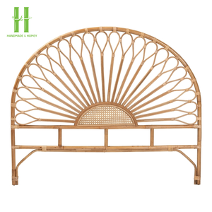 Article artisanal incontournable : Lit en rotin avec panneaux de tête de lit simples, idéal pour la maison et l'hôtellerie, en rotin 2026 - Product Image 4