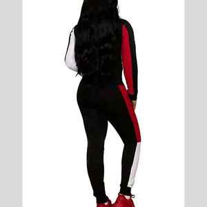 Survêtement pour femmes avec logo personnalisé, taille plus, coupe ajustée, 100% coton, respirant, confortable, prix raisonnable, nouvelle arrivée - Product Image 2