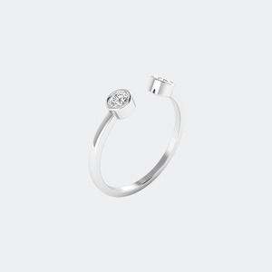 Anillo de Diamante Cultivado en Laboratorio de 0.20 CTW, Corte Brillante Redondo, para Mujer, Oro de 9K, 14K, 18K, Color E F, Claridad VS VVS, Joyería de Compromiso de Lujo - Product Image 6