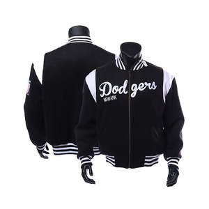 Vestes de baseball varsity pour hommes à manches longues, impression personnalisée, 100 % laine, avec patchs en chenille utilisés comme doublure intérieure. - Product Image 3