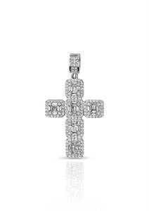 Excellent Quality Luxury Moissanite Diamond <b>Pendant</b> Iced Out Bling 925 Sterling <b>Silver</b> Jewelry <b>for</b> <b>Men</b> Women Party Club <b>For</b> Sale - Product Image 2