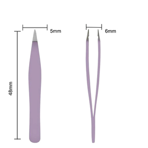 Top Design Hot Sale Stainless Steel Colorful Tweezer <b>Remove</b> Eyebrows Cosmetic <b>Tools</b> Eyebrow Tweezers - Product Image 6