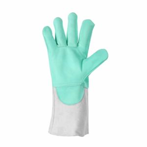 Cowhide Grain Leather Safety Gloves Split Cowhide Hand Protection for Industrial Use <b>Fire</b> Heat Spark Resistant for Welding - Product Image 4