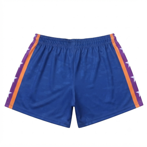 Pantalones Cortos de Baloncesto Personalizados, Tela de Malla, Pantalones Deportivos Atléticos, Panel Lateral con Estampado de Estrella Sublimado, Uniforme de Entrenamiento, Pantalones Cortos de Baloncesto para Hombre - Product Image 2