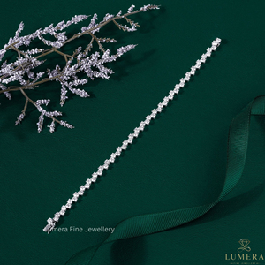 Lab Grown Diamond Tennis Bracelet 9K 10K 14K 18K <b>Solid</b> <b>Gold</b> Round Brilliant Cut Women's Fine Jewelry Wholesale OEM ODM - Product Image 3