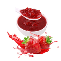 China Hoge Kwaliteit Merk Fruitige Melkthee Ingrediënten Puree Saus Aardbei Bubble Tea Fruitthee Jam Fles 1.3kg Ingrediënten