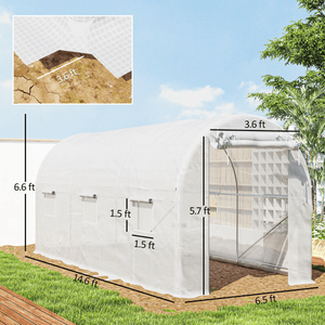 Serra Moderna per Casa con Vetro Temperato e Telaio in PE/Metallo per Coltivazione Indoor di Piante, Idroponica Domestica, Eventi Nuziali - Product Image 4