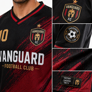 Conjunto de Uniforme de Fútbol Profesional, Jersey y Pantalones Cortos Personalizados, Secado Rápido, Ropa Deportiva para Equipos, Fabricante OEM, Corte Atlético - Product Image 4