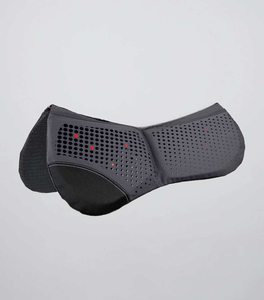 Tapis de selle équestre tout usage en polaire et coton pour le dressage et la compétition - Doux, respirant, séchage rapide - Product Image 4