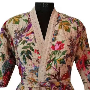 Vestidos de novia, vestidos casuales para mujer, ropa, kimono japonés de algodón para mujer, bata de algodón para invierno - Product Image 1