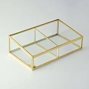 Organisateur de rangement pour bijoux, boîte en métal pour bagues, boucles d'oreilles, colliers, accessoires, usage domestique - Product Image 6