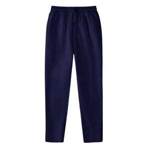 Pantalones Deportivos Ligeros para Hombre, Color Azul Marino, Spandex/Poliéster, Cintura Elástica con Cordón, Casuales, para Invierno, Teñido Liso - Product Image 1