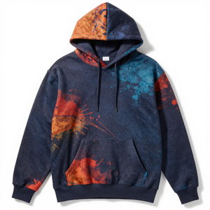 เสื้อฮู้ดดี้พิมพ์ลายพัฟ 500 GSM ผ้าฝ้ายฟลีซหนานุ่ม พร้อมบริการปรับแต่งแบบ OEM ODM - Product Image 4