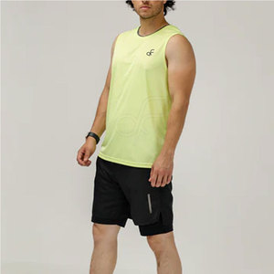 Débardeur moderne pour hommes, coupe athlétique, matériau léger et confortable, idéal pour la gym, le fitness, l'entraînement sportif, le quotidien, en gros - Product Image 2