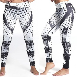 Leggings de Yoga de Cintura Alta, Transpirables, Antiestáticos, Antibacterianos, de Spandex/Poliéster, 230 g/m², Doble Cepillado, Tipo Seda de Leche - Product Image 1