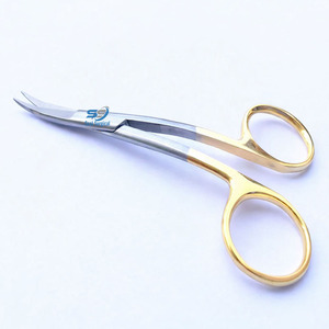 Tijeras Quirúrgicas Goldman Fox TC de Doble Curvatura, Acero Inoxidable Alemán, para Cirugía Plástica, Doble Flex, Super Corte - Product Image 1