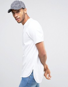T-shirt décontracté à manches courtes et col rond en jersey de coton blanc pour homme, coupe classique - Product Image 2