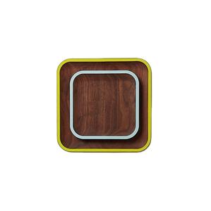 Gran oferta, bandeja cuadrada, bandeja plana de madera, madera de acacia, madera hecha a mano, desayuno, almacenamiento para servir, insertar, Bandejas para servir rodantes - Product Image 1