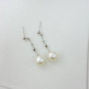 Zhuji Mountain Lake 8.5-9mm Round Freshwater <b>Pearl</b> Earstuds Almost Flawless Pure Silver Accessories Freshwater <b>Pearl</b> <b>Earrings</b> - Product Image 5