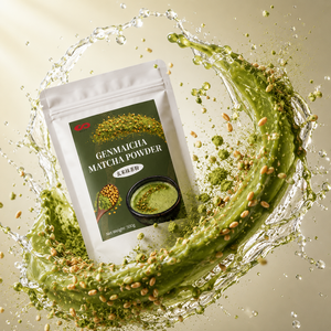 Té Matcha en Polvo KEI FU Genmaicha 100g, Certificado HALAL/HACCP, Vida Útil de 24 Meses, para Té de Burbujas y Repostería - Product Image 5