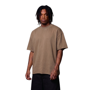 Camiseta 100% Algodón con Tu Propio Estampado y Logotipo, Estilo Urbano, Corte Holgado, Camisetas Oversize, Ajuste Holgado, Camisetas Clásicas Lavadas para Hombre - Product Image 1