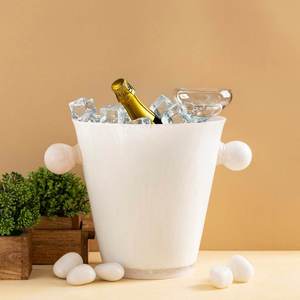 Resin Ice Bucket Large Designer Beverage Cooling Tub For <b>Wine</b> Beer Ice Storage <b>Container</b> For Home Bar Hotel Party - Product Image 4