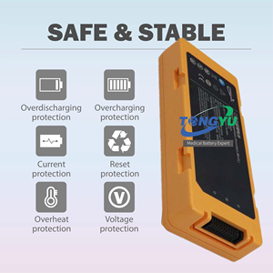 แบตเตอรี่ LM34S002A แบตเตอรี่ทางการแพทย์ทดแทนใหม่สำหรับเครื่อง Mindray AED รุ่น C1/C2/C1A/C2A S1 TONGYU แบตเตอรี่ลิเธียมไอออน 12V 4200mAh - Product Image 3
