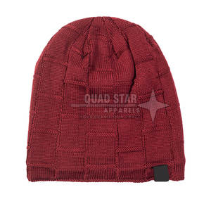 Vente directe d'usine, faible MOQ, bonnets jacquard à prix avantageux, bonnets à marque privée pour la vente en ligne - Product Image 2