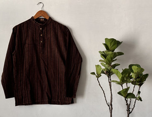 เสื้อยืดยาวของผู้ชายสำหรับใส่ไปงานแต่งงานเสื้อผ้าพื้นเมืองโยคะและนั่งสมาธิแบบเคอร์ตาเลสแบบดั้งเดิมทำจากผ้าฝ้าย - Product Image 2