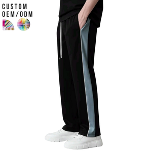 Pantalones Casuales de Algodón para Hombre, Ligeros, Cintura Elástica, Corte Relajado, Transpirables, Cómodos, Logotipo Personalizado, Pedidos al por Mayor OEM/ODM - Product Image 6