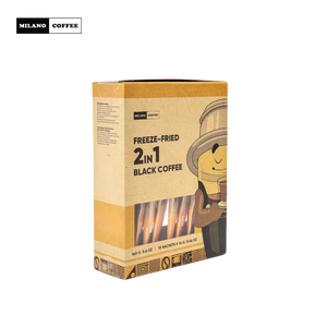 กาแฟพรีเมี่ยมมิลาโน่ กาแฟสำเร็จรูปผสมโรบัสต้า กาแฟดำ 2-in-1 รสเข้มข้น+รสขม จากดักลัก แพ็คส่งออก - Product Image 3