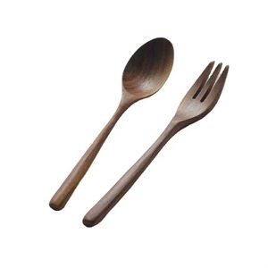 Juego de Cubiertos de Madera Natural Ecológicos de Primera Calidad - REHMAN CRAFT, Diseño Clásico, Cuchara y Tenedor Tallados a Mano, Utensilios de Cocina Tradicionales - Product Image 6