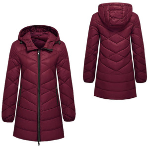 High Quality Long Length Women's Winter Quilted Puffer <b>Jacket</b> Breathable WHOLESALE PRICE - Product Image 1
