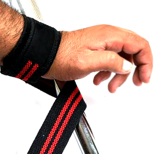 สายรัดยกน้ำหนักออกกำลังกายแบบปรับได้ ไม่ลื่น ผลิตจากผ้าฝ้ายผสมยางยืด พิมพ์โลโก้ได้ตามต้องการ รุ่น Heavy Duty TAKEKO TE-LS-0012 - Product Image 6