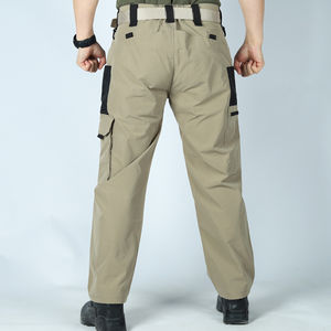 Pantalon tactique au design unique, pantalon tactique militaire multipoches, extensible, respirant, décontracté pour l'extérieur, avec fermeture éclair frontale - Product Image 2