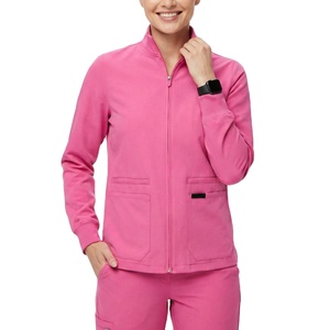 Vestes médicales personnalisées à prix de gros avec logos, coupe athlétique, pour spa, salon, infirmières, uniformes d'hôpital, ODM OEM - Product Image 1
