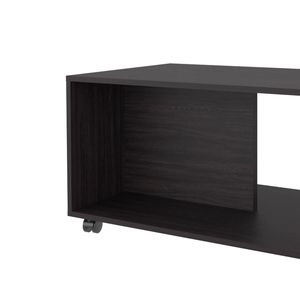 Mesa de centro Open Storage Wengue con ruedas - Product Image 4
