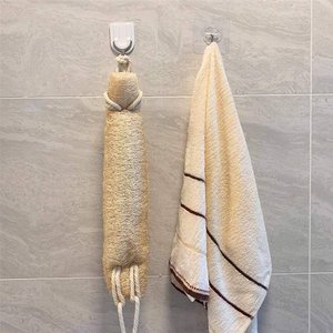 Natural loofah exfoliating <b>back</b> <b>washer</b> loofa exfoliator straps massage sponges for bathing and showering - Product Image 6